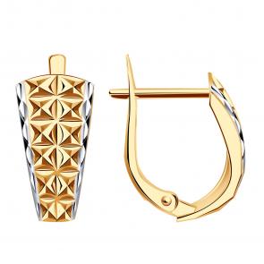 Золотые серьги МАГНАТ МА 011806 фото